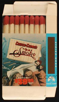 4z090 UP IN SMOKE video standee '78 Cheech & Chong marijuana drug classic, cool matchbox display!