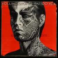 4z118 ROLLING STONES 36x36 music poster '81 cool image of Mick Jagger, Tattoo You!