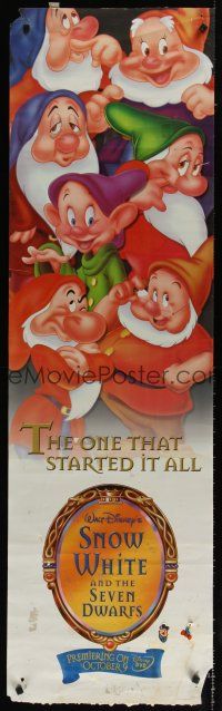 4z276 SNOW WHITE & THE SEVEN DWARFS video poster R01 Walt Disney cartoon fantasy classic!
