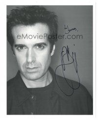 5a397 DAVID COPPERFIELD signed 8x10 publicity still '90s great close up of the magician!