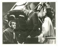 5a725 FRANCES DRAKE signed 8x10 REPRO still '80s with Boris Karloff & Bela Lugosi in Invisible Ray!