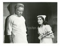 5a758 JANE ADAMS signed 8x10 REPRO still '80s politically incorrect hunchback in House of Dracula!