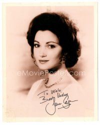 5a763 JANE SEYMOUR signed 8x10 REPRO still '80s head & shoulders portrait of the English beauty!