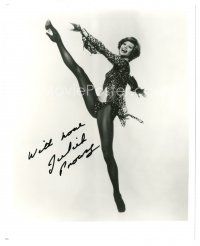 5a785 JULIET PROWSE signed 8x10 REPRO still '80s great full-length portrait in sexy dancer outfit!