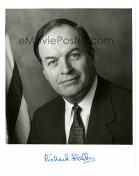 5a417 RICHARD SHELBY signed 8x10 publicity still '80s head & shoulders c/u of the U.S. Senator!