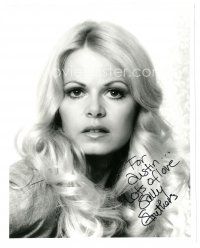5a865 SALLY STRUTHERS signed 8x10 REPRO still '80s close portrait of the All in the Family actress!