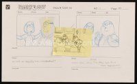 5a028 FAMILY GUY animation art '00s Seth McFarlane cartoon, Peter & Lois talking in kitchen!