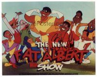 5a674 BILL COSBY signed color 8x10 REPRO still '80s on a great cartoon image from Fat Albert!