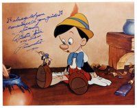 5a707 DICKIE JONES signed color 8x10 REPRO still '80s he was the voice of Disney's Pinocchio!
