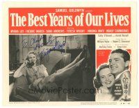 5a183 BEST YEARS OF OUR LIVES signed LC R54 by Virginia Mayo, who's close up talking on phone!