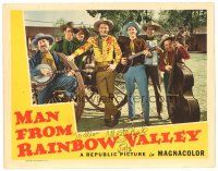 5a217 MAN FROM RAINBOW VALLEY signed LC '46 by Monte Hale, who's c/u with singing cowboy band!
