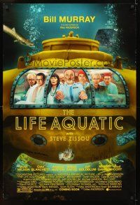 5a117 LIFE AQUATIC WITH STEVE ZISSOU signed DS advance 1sh '04 by Wes Anderson AND Owen Wilson!