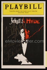5a363 JEKYLL & HYDE signed playbill '95 by BOTH Robert Cuccioli AND Linda Eder!