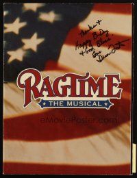5a281 RAGTIME signed stage play program book '96 by many of the cast and crew members!