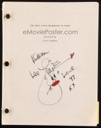 5a296 DOM DELUISE signed script April 24, 1980, on screenplay from Best Little Whorehouse in Texas!