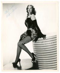 5a440 ARLENE DAHL signed 8x10 still '48 in sexy skimpy outfit from My Wild Irish Rose by Bert Six!