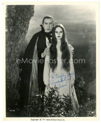 5a459 CARROLL BORLAND signed 8x10 still R72 with creepy Bela Lugosi from Mark of the Vampire!