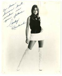 5a460 CATHY ROWLAND signed 8x10 still '70s the sexy Playboy Playmate of the Month of 1971!