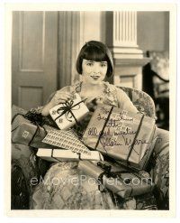 5a470 COLLEEN MOORE signed 8x10 still '20s advocating use of good health Xmas seals by Doolittle!