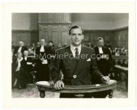 5a492 DOUGLAS FAIRBANKS JR signed 8x10 still '30s on the witness stand in courtroom!