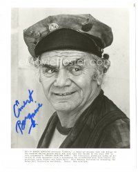 5a505 ERNEST BORGNINE signed 8x10 still '81 great portrait as Cabbie in Escape From New York!