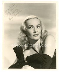 5a508 FAYE EMERSON signed 8x10 still '40s c/u portrait of the sexy blonde actress by Henry Waxman!