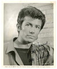 5a518 GEORGE CHAKIRIS signed 8x10 still '61 great head & shoulders portrait from West Side Story!