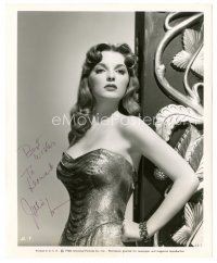 5a564 JULIE LONDON signed 8x10 still '48 incredible super sexy young glamour portrait!