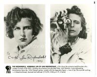 5a576 LENI RIEFENSTAHL signed TV 8x10 still '95 The Wonderful Horrible Life of Leni Riefenstahl!