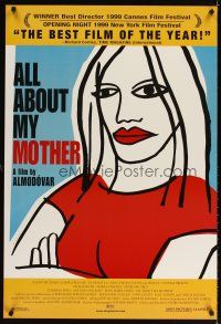 5b030 ALL ABOUT MY MOTHER 1sh '99 Pedro Almodovar's Todo Sobre Mi Madre, cool art by Marine!