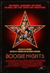 5b089 BOOGIE NIGHTS DS 1sh '97 Burt Reynolds, John C. Reilly, Wahlberg as Dirk Diggler!