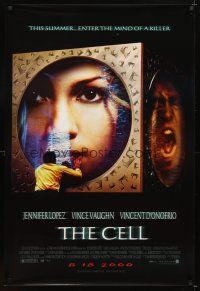 5b124 CELL large cube style advance 1sh '00 Jennifer Lopez enters the mind of a killer!