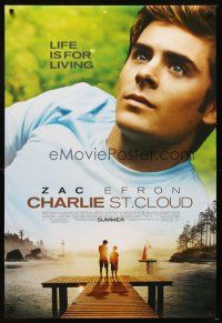 5b128 CHARLIE ST. CLOUD advance DS 1sh '10 cool image of Zac Efron in title role!