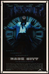 5b162 DARK CITY 1sh '97 Rufus Sewell, Kiefer Sutherland, Jennifer Connelly, William Hurt!