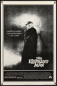 5b200 ELEPHANT MAN 1sh '80 John Hurt is not an animal, David Lynch, Anthony Hopkins!