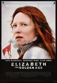 5b201 ELIZABETH: THE GOLDEN AGE DS 1sh '07 Cate Blanchett as Queen Elizabeth!