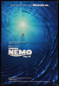 5b224 FINDING NEMO advance DS 1sh '03 best Disney & Pixar animation, 3.7 trillion fish!