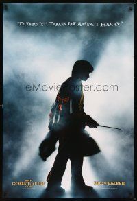 5b287 HARRY POTTER & THE GOBLET OF FIRE teaser DS 1sh '05 cool silhouette of Daniel Radcliffe!