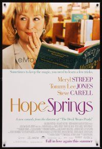 5b308 HOPE SPRINGS advance DS 1sh '12 cool image of pretty Meryl Streep w/marriage book!