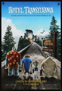 5b312 HOTEL TRANSYLVANIA advance DS 1sh '12 where monsters go to get away from it all!