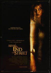 5b313 HOUSE AT THE END OF THE STREET advance DS 1sh '12 cool image of Jennifer Lawrence!