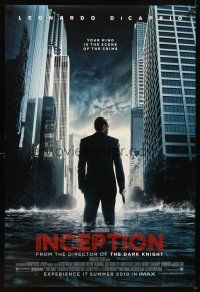 5b326 INCEPTION Summer advance DS 1sh '10 Christopher Nolan, Leonardo DiCaprio, Gordon-Levitt!