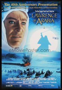 5b389 LAWRENCE OF ARABIA DS 1sh R02 David Lean classic starring Peter O'Toole!