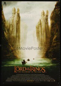 5b409 LORD OF THE RINGS: THE FELLOWSHIP OF THE RING advance 1sh '01 J.R.R. Tolkien, Argonath!