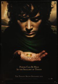 5b413 LORD OF THE RINGS: THE FELLOWSHIP OF THE RING teaser 1sh '01 J.R.R. Tolkien, power!