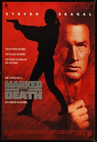 5b442 MARKED FOR DEATH int'l 1sh '90 tough guy Steven Seagal is a good cop in a bad mood!