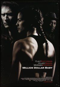 5b465 MILLION DOLLAR BABY advance DS 1sh '04 Clint Eastwood, boxer Hilary Swank, Morgan Freeman!