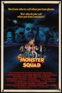 5b471 MONSTER SQUAD 1sh '87 Dracula & The Mummy, all the horror greats!