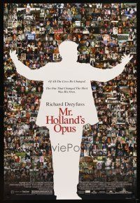 5b479 MR. HOLLAND'S OPUS DS 1sh '95 Richard Dreyfuss, wonderful montage of scenes from the movie!