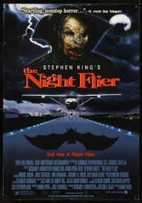 5b496 NIGHT FLIER 1sh '97 Miguel Ferrer, Julie Entwisle, image of aircraft & monster!